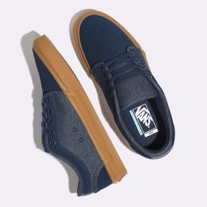 Vans Erkek Spor Ayakkabı Denim Chukka Low Mavi | 77604-486